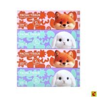 ราคา บิ๊กซี แฮปปี้ ไพรซ์ กระดาษเช็ดหน้า แบบกล่อง 105 แผ่น แพ็ค 4 (45507122006)