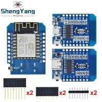ราคา D1 Mini TYPE-C/MICRO ESP8266 ESP-12F CH340G V2 USB D1 Mini WIFI Development Board D1 Mini NodeMCU Lua IOT Board 3.3V พร้อม Pins (46702532557)