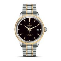 ราคา Tudor Swiss Tudor Fashion Series 18K Gold นาฬิกาผู้ชายกลไกอัตโนมัติ M12503-0006 (29158488609)