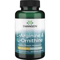 ราคา Swanson L-Arginine & L-Ornithine (AjiPure) 90 Veg Caps กรดอะมิโน แอล-อาร์จินีน แอล-ออร์นิทีน (6819245071)