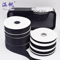 ราคา ริบบิ้นซาตินโพลีเอสเตอร์สีดำ | เทปผ้า DIY สำหรับเครื่องประดับผม ริบบิ้นตกแต่ง ห่อกล่องของขวัญ (58154087447)