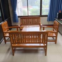 ราคา ชุดรับแขกไม้สัก ชุดโซฟา (ส่งฟรียกเว้นภาคใต้) (28256073235)