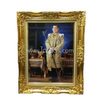 ราคา กรอบรูปในหลวงรัชกาลที่10 ในหลวงร.10 รูปรัชกาลที่10 กรอบรูปหลุยส์ (2270273477)