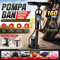 ราคา 160PSI ปั๊มจักรยานแบบพกพาพร้อมเครื่องวัดความดัน Mini ปั๊มชั้นคู่มือ Presta Schrader สําหรับจักรยานเสือหมอบ MTB มอเตอร์ Ball Air ที่นอน Float Touring ยางฉุกเฉิน (56164031928)