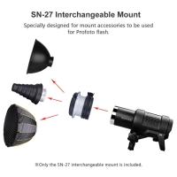 ราคา Toolwe-TH NiceFoto SN-27 Profoto ไปยัง Bowens Mounts Speedring Adapter Converter สำหรับ B10 A1 สตูดิโอแฟลช (44750234179)