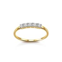 ราคา Jewellista แหวนทองแท้ 9K เพชรแท้ รุ่น Armani (51561718639)