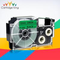 ราคา Compatible for Casio XR-12GN Labeling Tape Black on Green 12mm*8m Casio KL-60 KL-120 KL-HD1 KL-P350W Label Printer (17049142861)