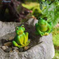 ราคา EXPEN ตุ๊กตากบ, เรซิ่นมินิสวนกบเครื่องประดับ, กระถางดอกไม้ตกแต่งการ์ตูนที่สมจริงสีเขียว Micro ภูมิทัศน์ตกแต่ง Yard (41332908724)