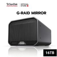 ราคา G-Raid Mirror 16TB Thunderbolt 3 External Hard Drive (SDPHK2H-016T-SBAAD) SanDisk Professional (24319262471)