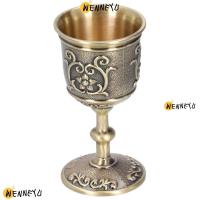 ราคา WENNYU ยุโรป Chalice, โลหะนูน Bronze เครื่องดื่มถ้วย, Goblets & Chalices แกะสลักทองเหลือง Shot Glass Party Supplies สําหรับงานแต่งงาน (44965486704)