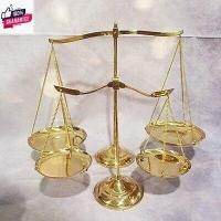 ราคา ตาชั่งทองเหลือง 9 นิ้ว ตราชู (25220221702)