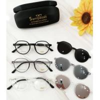 ราคา กรอบแว่นสายตา GEZE Clip-On รุ่น TJ2158 คลิปออนแม่เหล็ก เลนส์กันแดด Polarized (863317439)