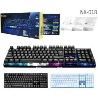 ราคา Nubwo Savage Gaming Keyboard NK-18 คีบอร์ดเกมมิ่ง เปลี่ยนไฟได้ 9 โหมด ประกันศูนย์ไทย 1 ปี (7723772334)