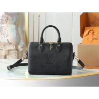 ราคา [Ding Class Version] L.OUIS V.UITTON Speedy 25 ที่ถอดออกได้สายคล้องไหล่ปรับได้ซิปเปิดปิดนูนนุ่ม Grained หมอนหนังกระเป๋าไหล่ Messenger กระเป๋าถือปกติหญิงสีดํา (40733261355)