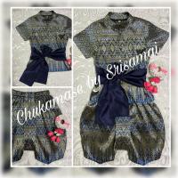ราคา ชุดไทยเด็กผู้ชาย สีฟ้า เสื้อและโจงกระเบนผ้าไหมไทย ผ้าผูกเอวผ้าเครปซาติน ชุดเซ็ท 3 ชิ้น พร้อมส่งทุกไซส์ (20056344267)