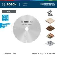 ราคา BOSCH Multi Material 10 นิ้ว 100 ฟัน (2608642202) ใบเลื่อยวงเดือนอเนกประสงค์ ฟัน TCG ตัดอลูมิเนียม อะคริลิก ไม้ลามิเนต (51112437178)