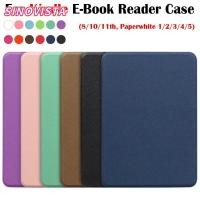 ราคา SINOVISTA 6-6.8 นิ้ว e-Reader, หนัง Auto Sleep/Wake M2L3EK C2V2L3 Folio Cover, 10/11th Generation Ultra Slim กันกระแทกสมาร์ท Funda สําหรับ Kindle Paperwhite 1/2/3/4/5 (46364249988)