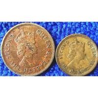 ราคา เหรียญ​ต่างประเทศ​ ฮ่องกง​ Hong​ Kong, ชุด​5,10 Cent ยุค​อาณานิคม​อังกฤษ​ Elizabeth II, ใช้แล้ว, # 473 (13460667622)