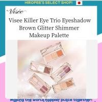 ราคา Visee Killer Eye Trio Eyeshadow Brown Glitter Shimmer Makeup Palette (45413875465)