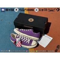 ราคา CONVERSE ALL STAR OX PURPLE U.S.ORIGINATOR รองเท้ามือสอง รับประกันแท้ Converseมือสอง รองเท้าConverse ConverseJapan (49007096084)