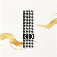 ราคา Dior Rouge Dior Limited Edition Houndstooth Lipstick Velvet Matte Long Lasting Lip Color (55215355828)