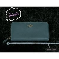 ราคา กระเป๋าสตางค์COACHมือ2"สีเขียวเหนี่ยวทรัพย์"(แบบยาว) (19845259347)