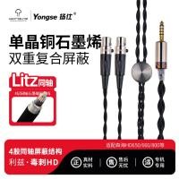 ราคา Poisoning เหมาะสําหรับ Sennheiser HD600/650/660S HD800s/8/hd490pro ทองแดง Silver-Plated Shielding (55611802317)