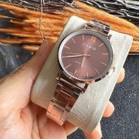 ราคา พร้อมส่ง นาฬิกาข้อมือ คา สิ โอ สายเหล็ก ชุดพิ้งโกล (25714493595)