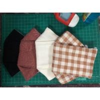 ราคา หน้ากากอนามัยผ้าทรงเกาหลี เสริมลวดตรงจมูก หน้ากากอนามัยสามชั้นใส่ไส้กรองได้ (7427751210)