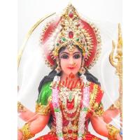 ราคา พระแม่อุมาเทวี สีแดง นั่งบัลลังก์ รุ่นพิมพ์ 9 นิ้ว ความสูง ประมาณ 15 นิ้ว ฐานกว้าง ประมาณ 9 นิ้ว (7644308252)
