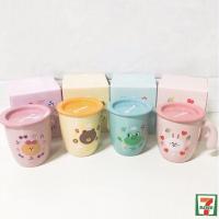ราคา Special Edition Thai 7-Eleven LINE Friends แก้วเซรามิคพร้อมฝาปิด (43883093665)