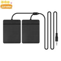 ราคา YUMEIREN Dual Pedal, Anti-slip ด้านล่างรูปแบบเพชร Sustain Pedal, 3.5 มม.ขนาดกะทัดรัด Silent Design Electronic Drum Pedal (40682695810)