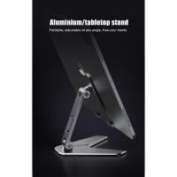 ราคา Foldable Desktop Tablet Stand For iPad Adjustable Angle Tablet Holder Support For Xiaomi Mi Pad 5 iPad Pro Air Mini 6 (19044737193)