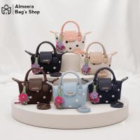 ราคา Suhamoon / Almeera Bag - Premium Womens Polka Dot Lida Bag / Handbag & Sling Bag Canvas Combine Leather / Viral Sling Bag 2026 Elegant Fashion (46814988118)