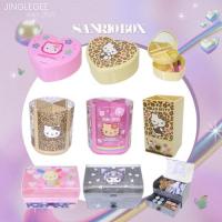 ราคา กล่องใส่ปากกาแบบหมุนได้ กล่องใส่เครื่องเขียนSanrio kitty กล่องเก็บเครื่องประดับUsahana กล่องเครื่องสำอาง Sanrioแท้ (57855933025)