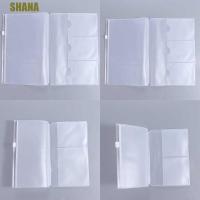 ราคา SHANA กระเป๋าเก็บโน้ตบุ๊คผู้ถือบัตรนักเรียนหนังสือเดินทางสําหรับ Midori Travelers กระเป๋าอุปกรณ์การเรียน PVC กระเป๋าซิป (51314244644)