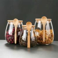 ราคา Airtight Food Containers Kitchen Storage Pots Glass Jar with Lid Sealed Canister Sugar and Tea Cans Hermetic Kitchen Cof (24487084460)