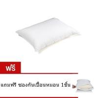 ราคา CB Cotton หมอนขนห่านเทียม เกรดพรีเมียม นุ่มมาก ฟินสุดๆ กันไรฝุ่นและเชื้อรา แถมฟรีซองกันเปื้อนหมอน1ใบ (4408516131)