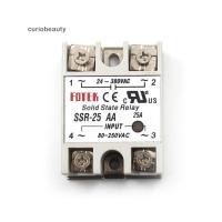 ราคา [CURUI] 24V-380V 25A SSR-25AA Solid State Relay Module 80-250VAC AC-AC {curiobeauty} (28445213269)