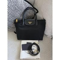 ราคา Used prada tessuto nylon tote small (26031361189)