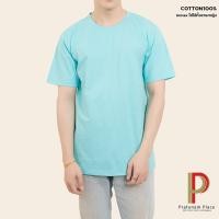 ราคา Pratunam Place เสื้อยืดคอกลม Cotton 100% [สีมิ้นอ่อน] คอกลม-คอวี แขนสั้น (20335241270)