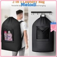 ราคา MELODI 120L กระเป๋าเป้สะพายหลังซักผ้าขนาดใหญ่พิเศษ, กระเป๋าตาข่ายทนทาน, แฟชั่นพร้อมกระเป๋าสะพายกระเป๋าเป้สะพายหลังสําหรับ Laundromat (57613310264)