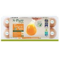 ราคา เอสเพียวไข่ไก่ขนาดกลาง แพค 10ฟอง S Pure Medium Eggs Pack 10pcs. [หมายเลขบาร์โค้ด 8852043354488 ] (44962633431)