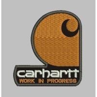 ราคา ช-45| -CARHARTT- / FASHION LOGO EMBROIDERY PATCH - LINE WORK IN PROGRESS BLACK ORANGE (50964932214)