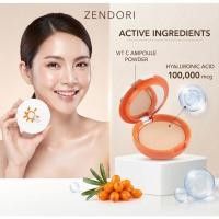 ราคา แป้ง Zendori (เซนโดริ) แป้งพัฟผสมรองพื้น ปกปิดเนียนสนิท กันน้ำ กันเหงื่อ และคุมมัน (27545282150)
