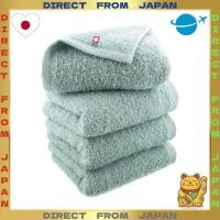 ราคา 【DIRECT FROM JAPAN】Imabari Factory Imabari Towel Certified Face Towel Made in Japan Smoky Blue Approx. 80×34 cm Set of 4 (56003677491)