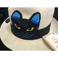 ราคา ส่งฟรี!!หมวกปานามา panama hat ของแท้ ลายแมว (1110261840)