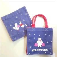 ราคา (ของแท้)(ส่งฟรี) กระเป๋า Starbucks Christmas Tote 2021 ของแท้ 100% สินค้าหายาก (11977608223)