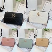 ราคา 5 สี❤️กระเป๋าสตางค์ ใบกลาง ซิบรอบ สวยมากตางราง (48101120240)