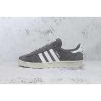 ราคา Adidas Originals Campus 80S สีเทาขาว ลื่นสไตล์วินเทจแฟชั่นต่ำด้านบนกีฬารองเท้าลำลองแท้100%ผู้ชายผู้หญิง (23250314526)